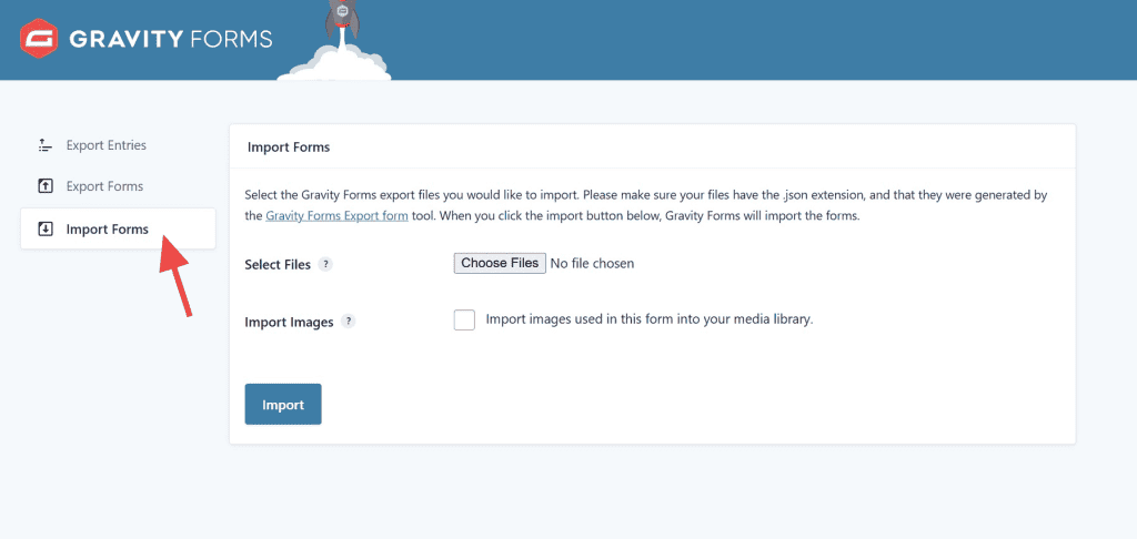 Import Gravity Forms