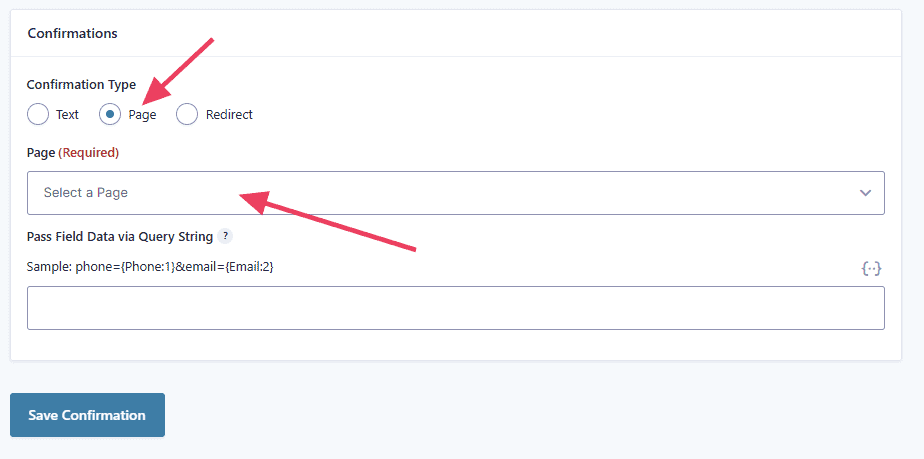 Redirect To A Page