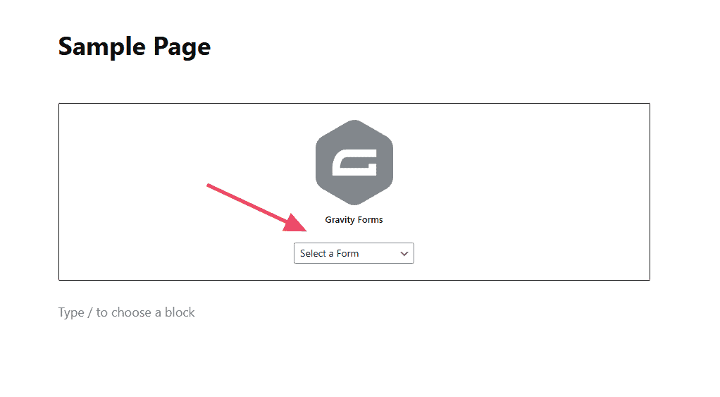 Select Form From Dropdown