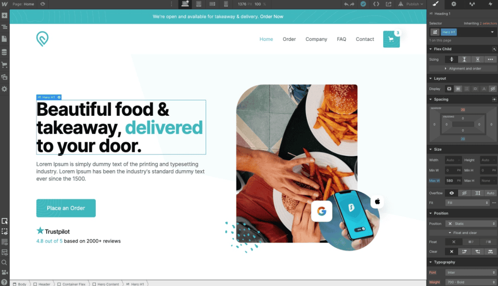 Webflow Designer