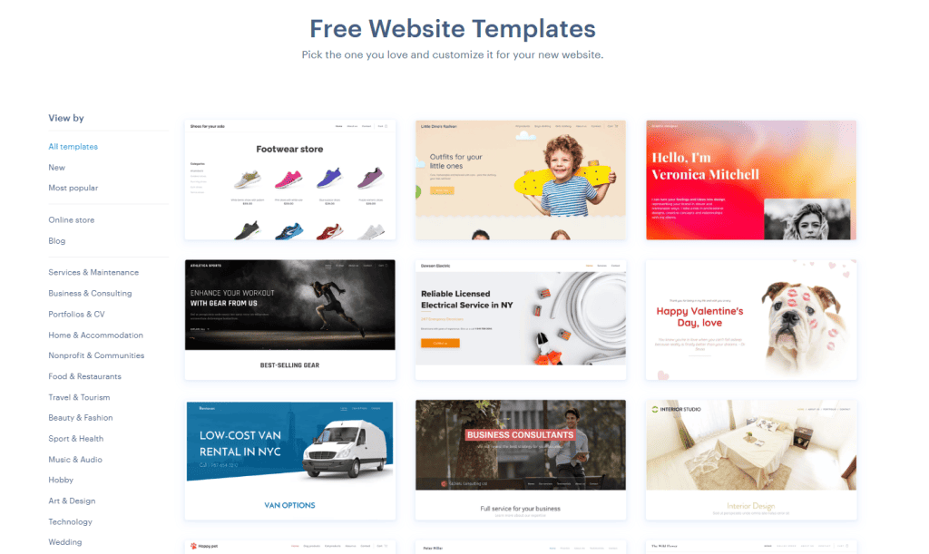 Webnode Templates