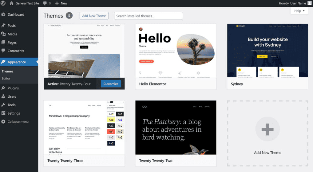 Wordpress Themes