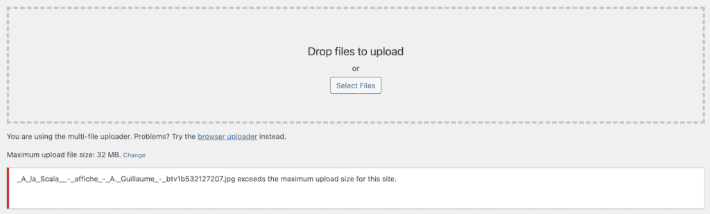How To Increase File Size Upload In WordPress Upload Error