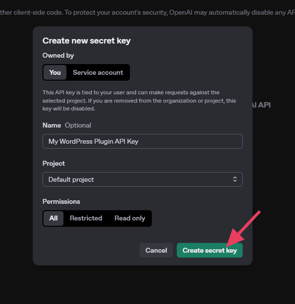 Name Your Api Key
