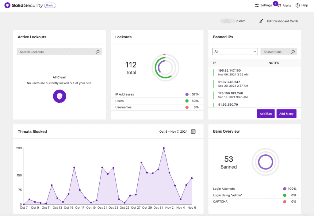 Solid Security Dashboard