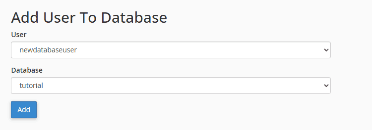 Add User To Database