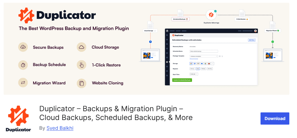 Clone A WordPress Website With Duplicator Plugin