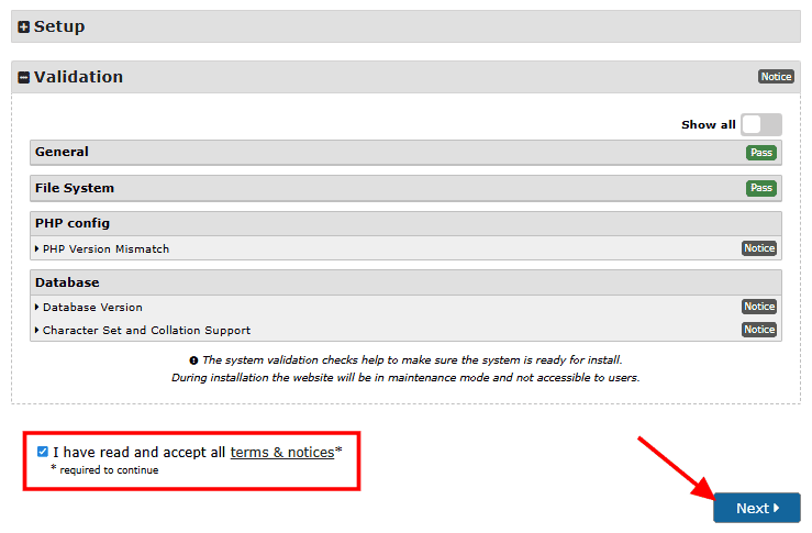 Duplicator Validation Check