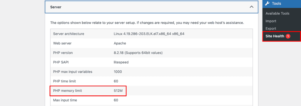 Increase WordPress Memory Limit Check Limit