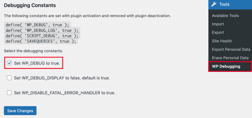 Wordpress Error Logs Wp Debugging Plugin