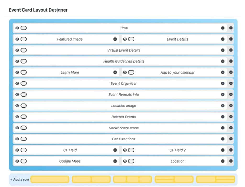 Eventon Layout Designer
