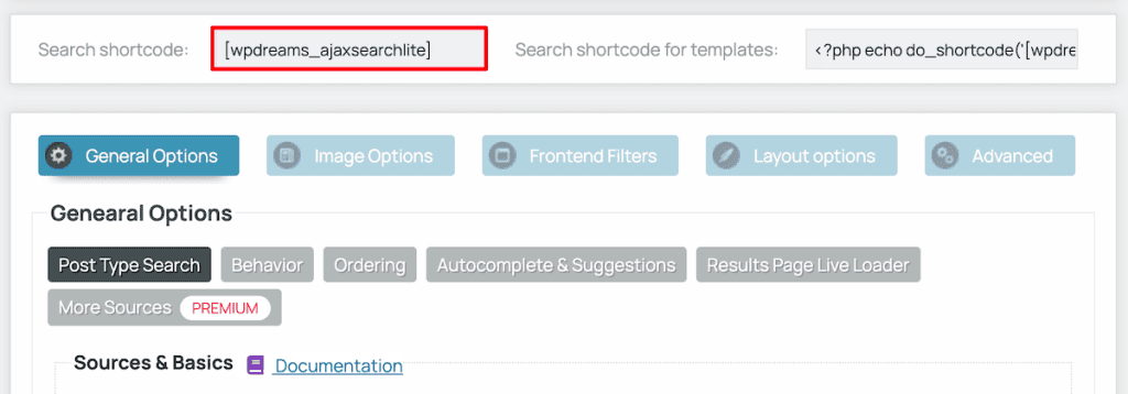 Wordpress Search Ajax Search Lite Shortcode