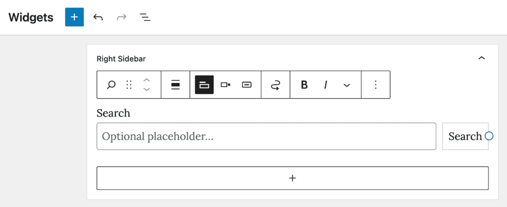 Wordpress Search Search Widget