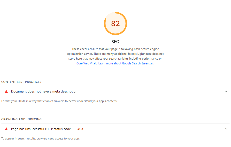 Google Pagespeed Insights Seo