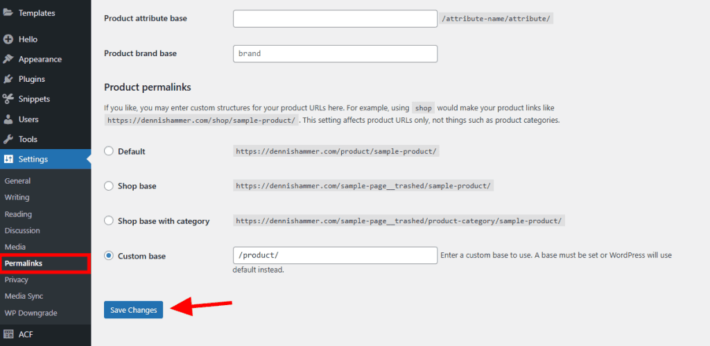 Save Permalinks To Remake Htaccess File