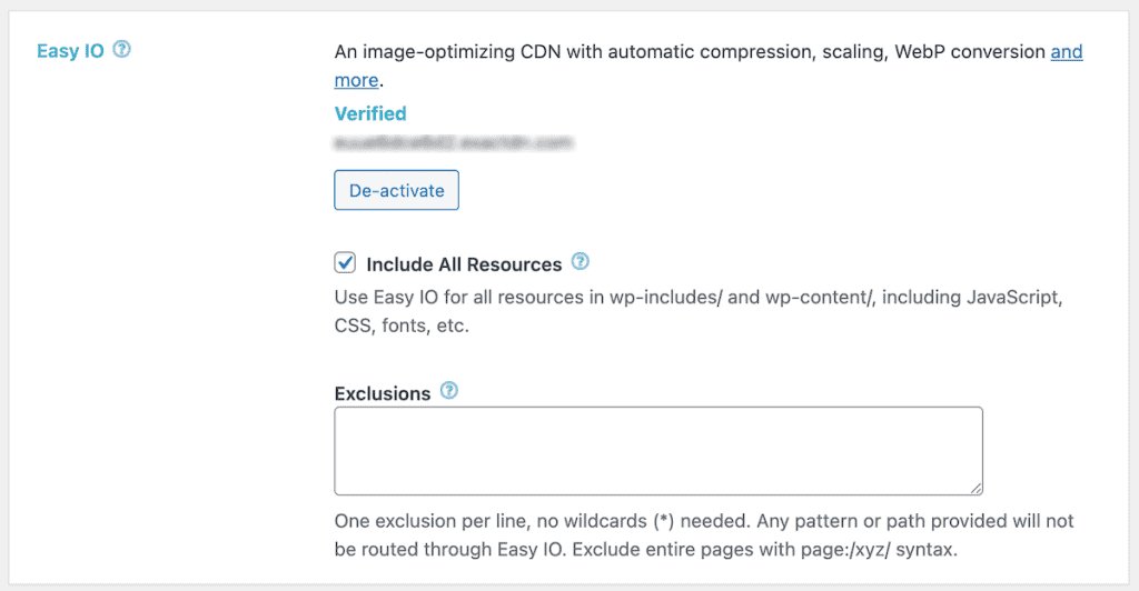 Webp WordPress Ewww Image Easy Io Add Url
