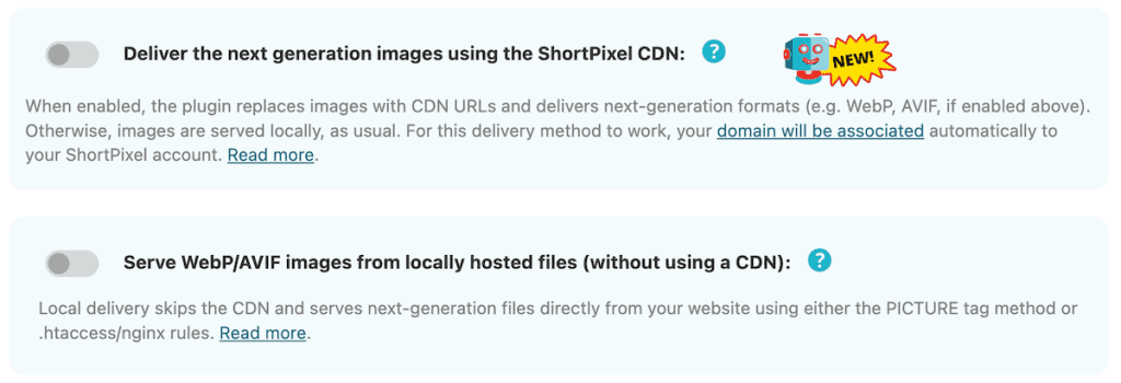 Webp WordPress Shortpixel Serve Images
