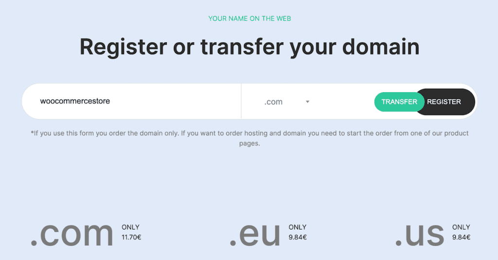 Woocommerce Pricing Register Domain