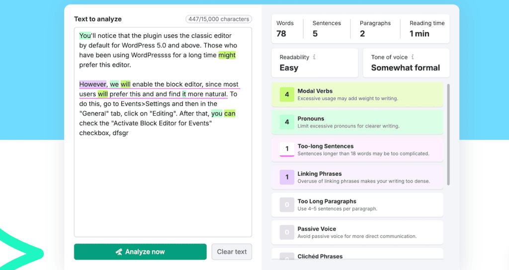 Best Grammar Checker Tools Semrush Proofreader Demo Min