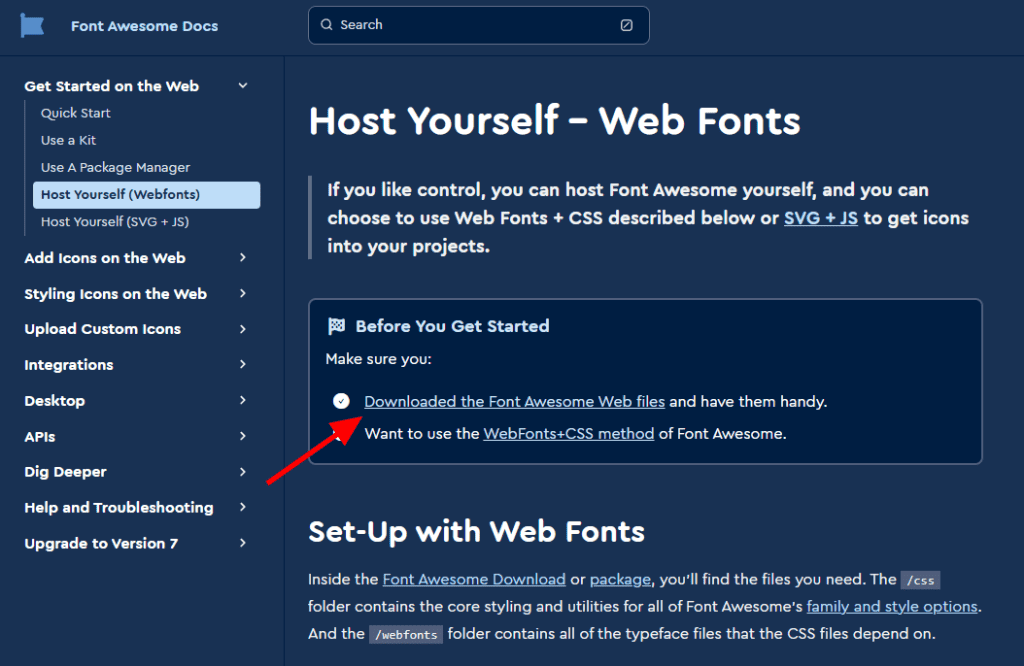 Download Font Awesome Pack