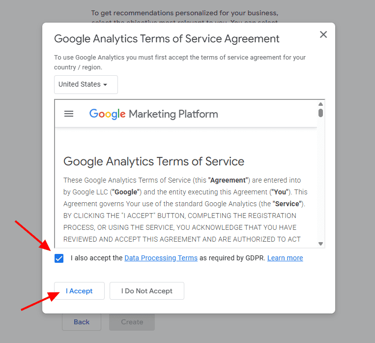 Google Analytics Terms Of Service