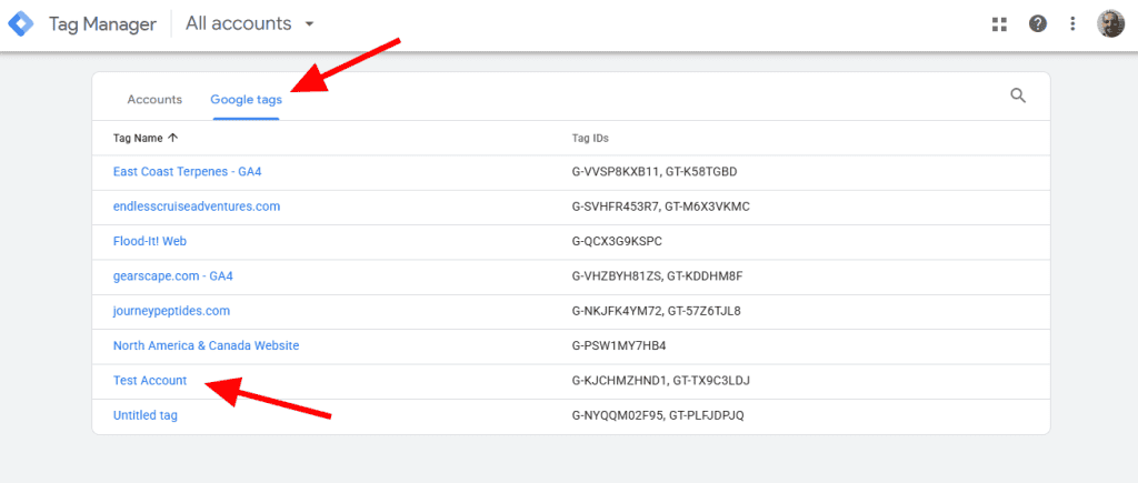 Google Tag Manager Setup