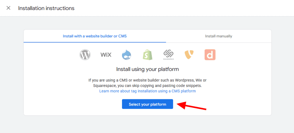 Google Tag Manager With Cms