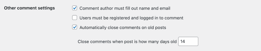 Disable Comments In WordPress Comments Closed