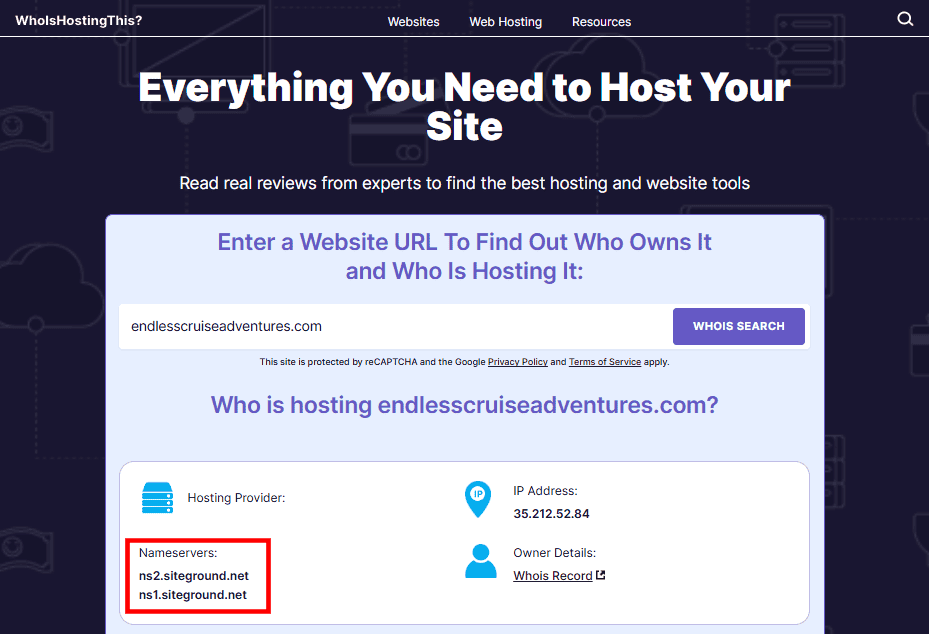 Find Hosting Provider With Whoishostingthis