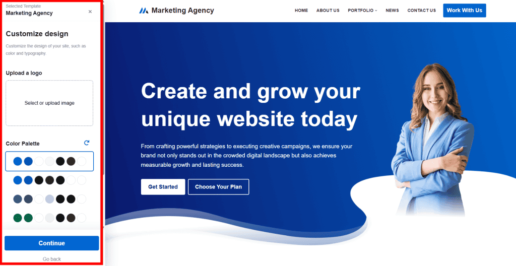 Neve Starter Site Basic Options