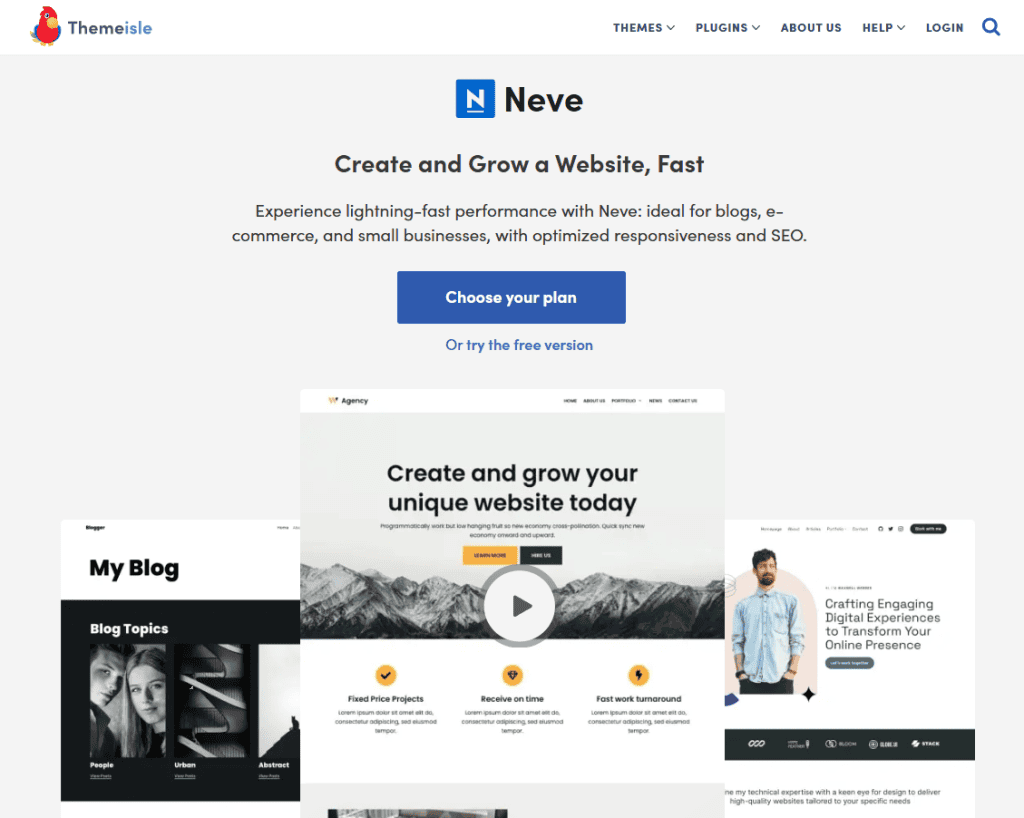 Neve WordPress Theme