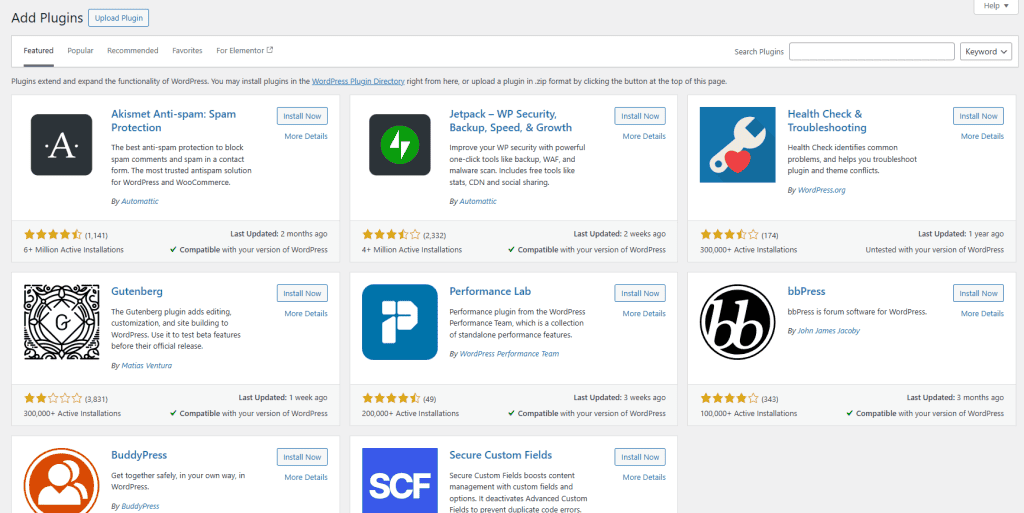 Wordpress Plugin Library