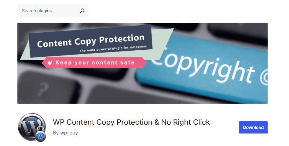 Wp Content Copy Protection & No Right Click