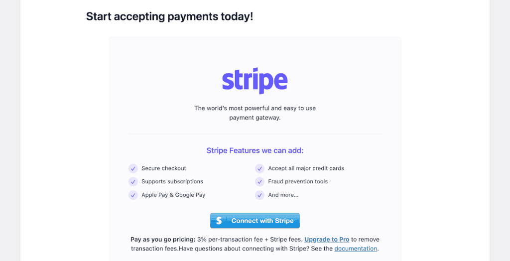 Easy Digital Downloads Stripe Setup Wizard