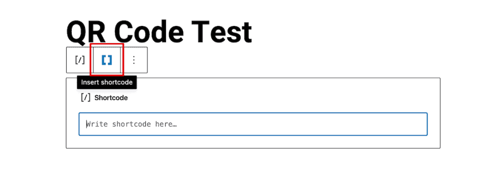 Qr Codes For WordPress Add Shortcode