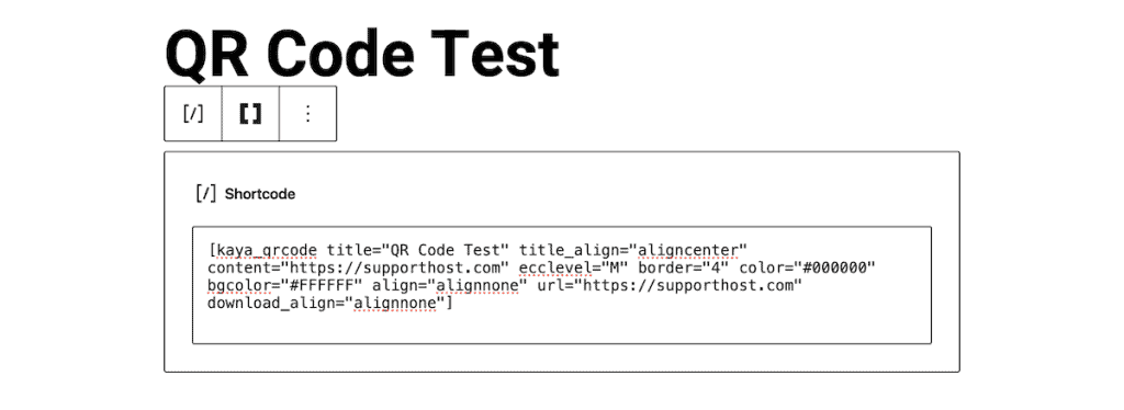 Qr Codes For WordPress Kaya Qr Shortcode