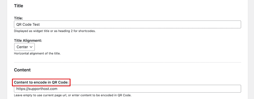 Qr Codes For WordPress Kaya Qr Title Link