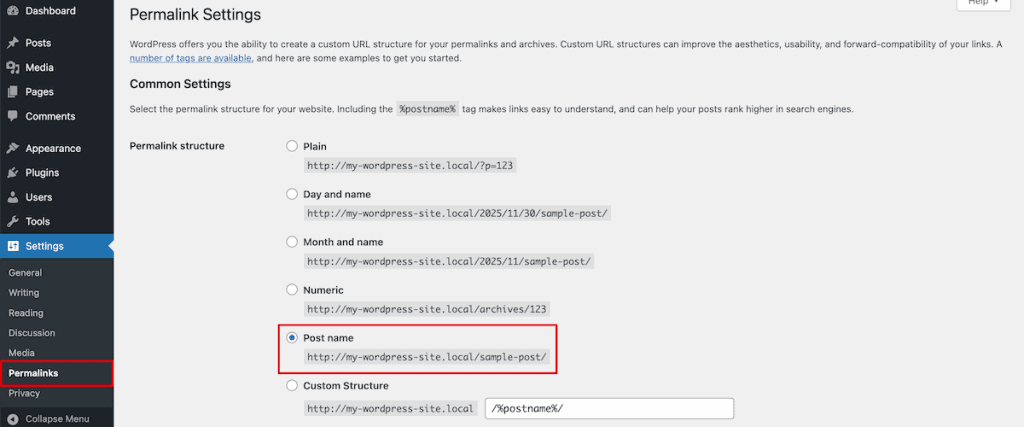 Migrate Joomla To WordPress Edit Permalinks