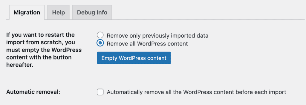 Migrate Joomla To WordPress Empty WordPress Content