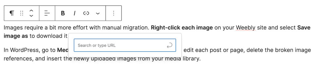 Migrate Weebly To WordPress Check Links