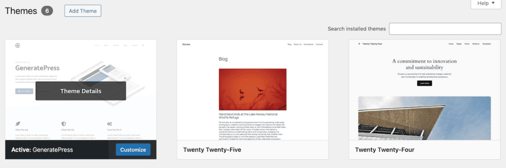 Migrate Weebly To WordPress Choose WordPress Theme