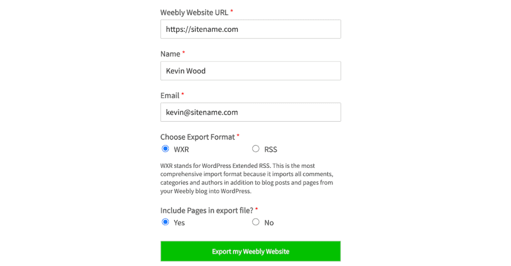 Migrate Weebly To WordPress Conversion Tool