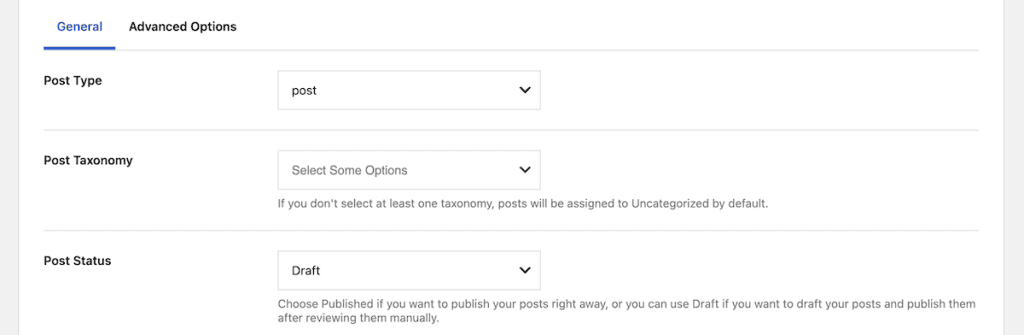 Migrate Weebly To WordPress Save Posts As Draft