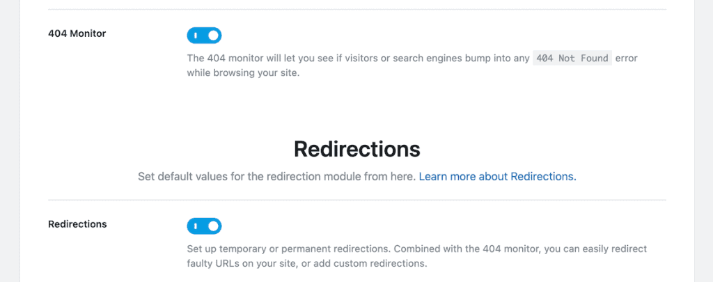 Rank Math Seo 404 Redirects
