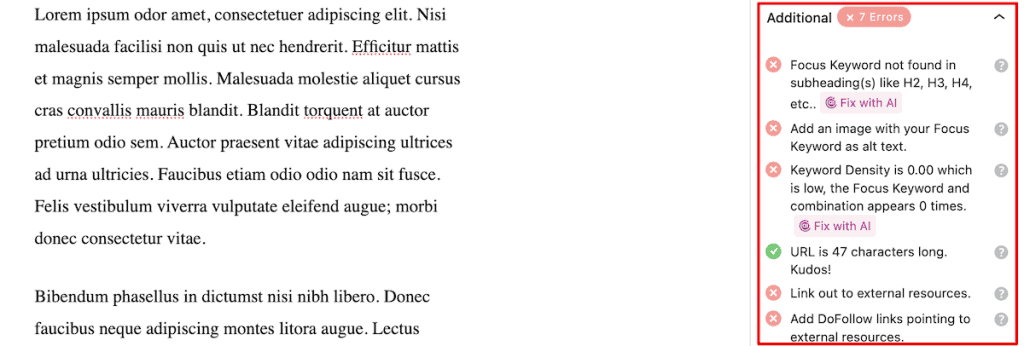 Rank Math Seo Additional Seo
