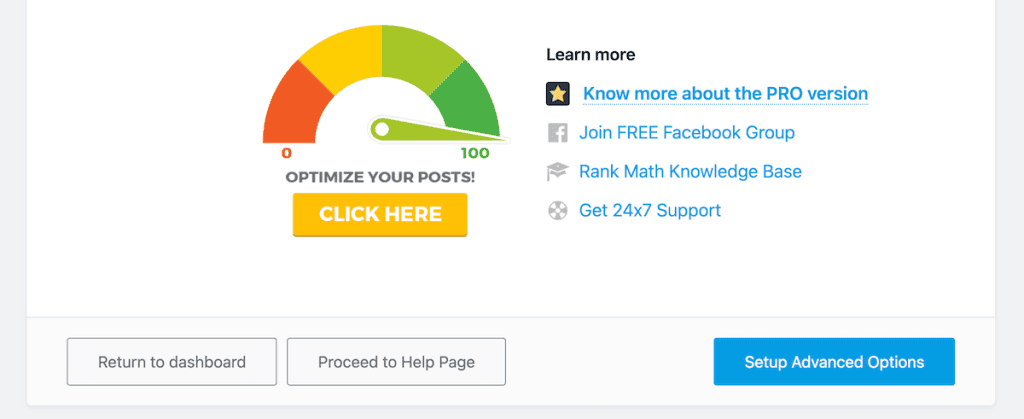 Rank Math Seo Basic Setup Complete