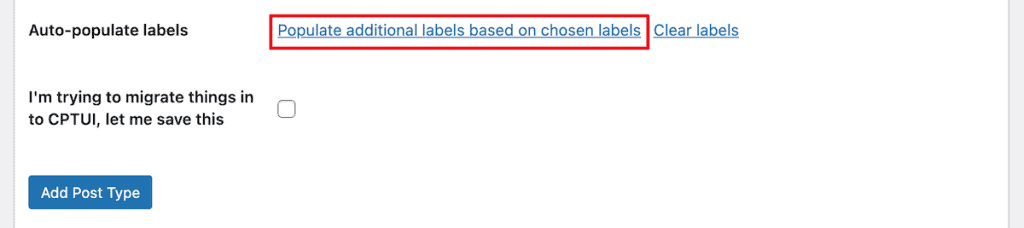 Wordpress Custom Post Types Auto Populate