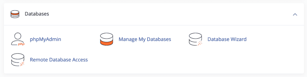 Cpanel Databases