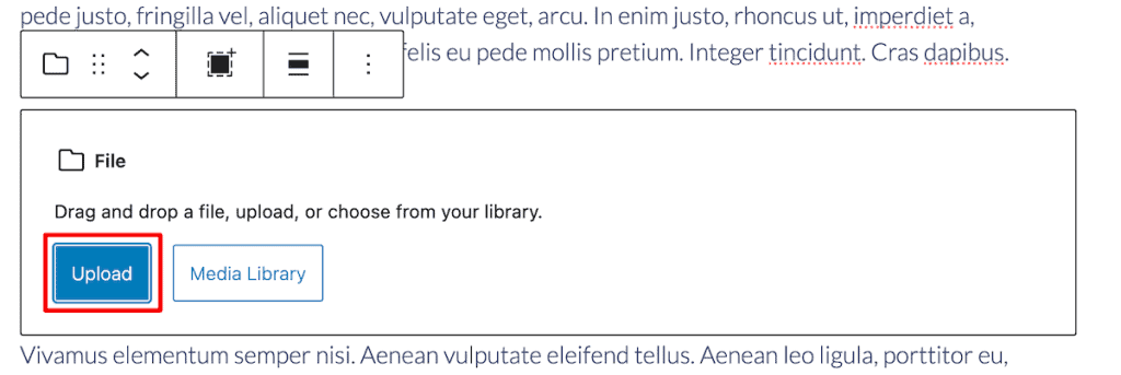 Insert Pdfs Into WordPress Upload Pdf