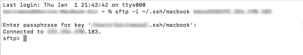 Sftp Command Line Sftp Connection